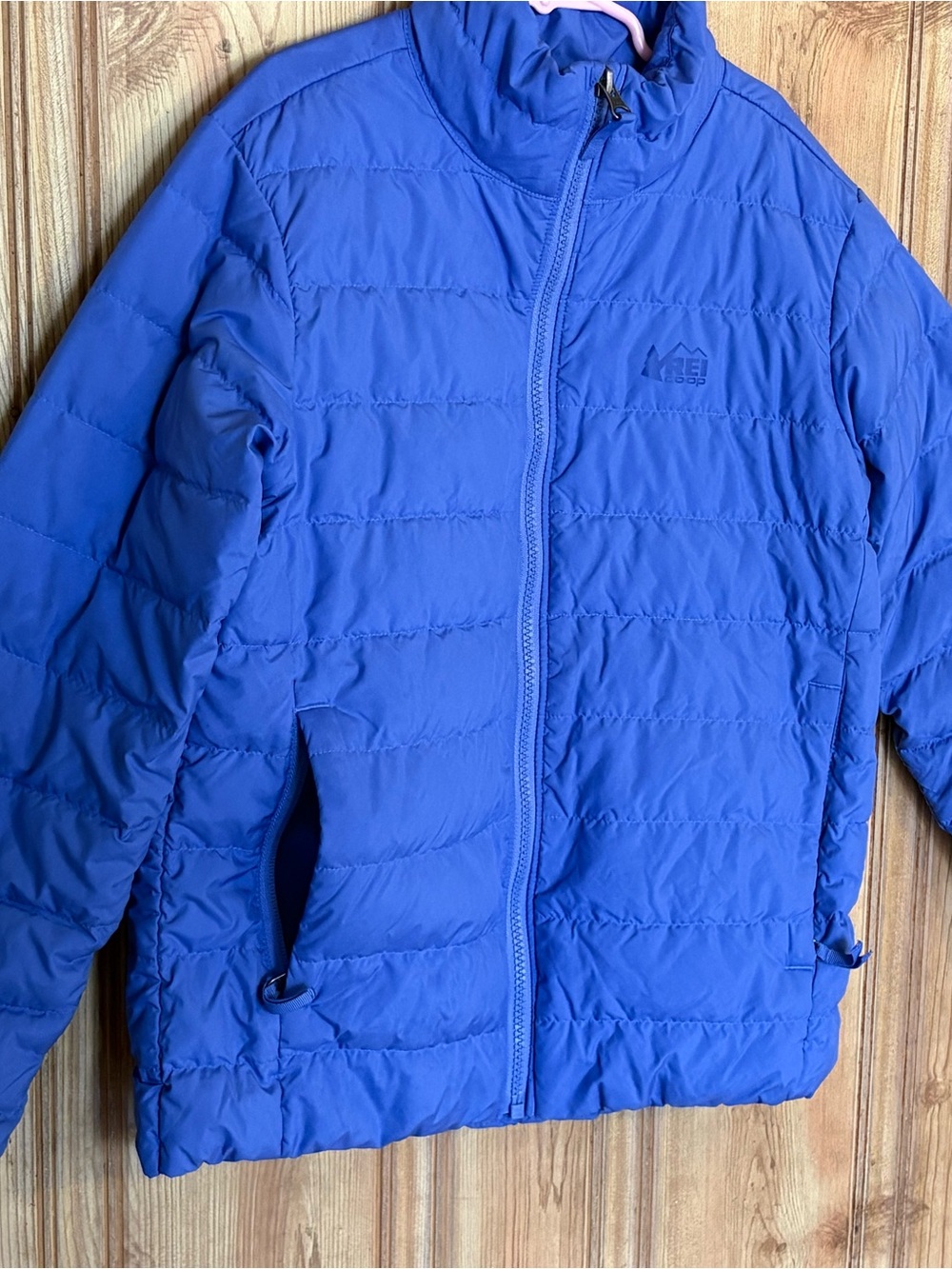 REI Kids Royal Blue Packable Puffer Jacket size 7